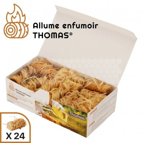 Allumes Enfumoir Thomas® Nid En Laine De Bois (boîte 24 Pièces) 1 Allumes Enfumoir Thomas® Nid En Laine De Bois (boîte 24 Pièces)