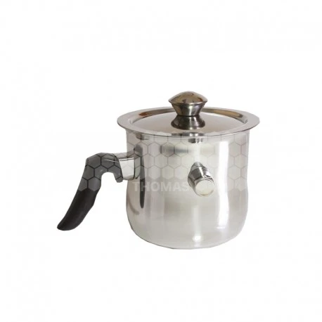 Bain-marie Inox Petit Modèle 1,5 L Pour Fondre La Cire D'abeilles 1 Bain-marie Inox Petit Modèle 1,5 L Pour Fondre La Cire D'abeilles