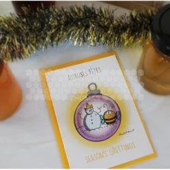 CARTE ILLUSTRATION C.DANA - JOYEUSES FETES - LA BOULABEILLE