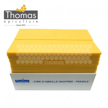 Feuilles De Cire Gaufrées 5 Kg Dadant Hausse Thomas Carton 100 Pièces 1 Feuilles De Cire Gaufrées 5 Kg Dadant Hausse Thomas Carton 100 Pièces
