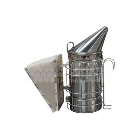 Enfumoir à Abeilles Inox Le Classic Avec Cage De Protection H. 19 Cm 1 Enfumoir à Abeilles Inox Le Classic Avec Cage De Protection H. 19 Cm