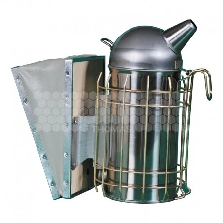 Enfumoir à Abeilles Inox Traditionnel Avec Cage De Protection H.23 Cm 1 Enfumoir à Abeilles Inox Traditionnel Avec Cage De Protection H.23 Cm
