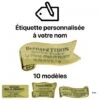 Étiquette Personnalisée