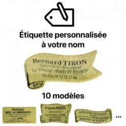 Étiquette Personnalisée