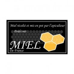 Étiquette Noire 3 Alvéoles