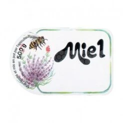 Étiquette Fleurs Et Abeilles