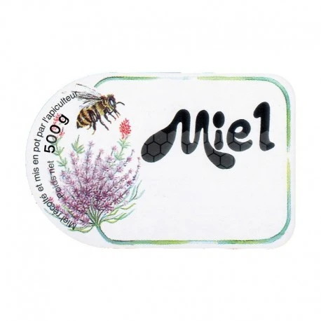 Étiquette Fleurs Et Abeilles 1 Étiquette Fleurs Et Abeilles