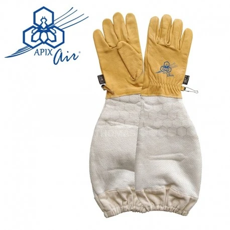 Gants D'apiculteur Cuir Aéré Premium Apix Air® 1 Gants D'apiculteur Cuir Aéré Premium Apix Air®