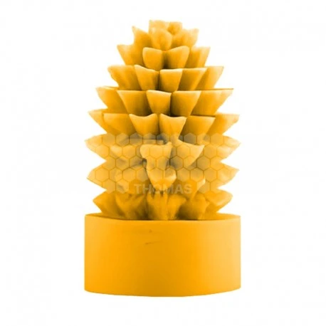 MOULE A BOUGIE : POMME DE PIN SUR SOCLE HAUT 8.5 CM 1 MOULE A BOUGIE : POMME DE PIN SUR SOCLE HAUT 8.5 CM