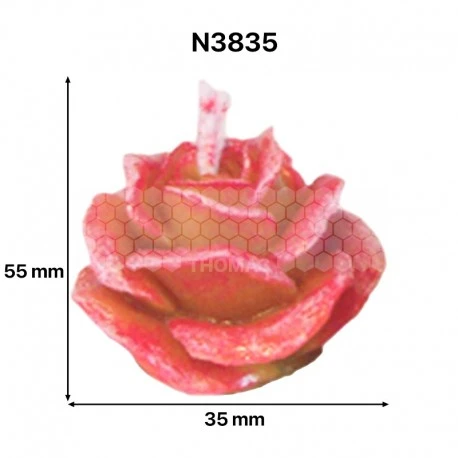 Moule à Bougie Rose 1 Moule à Bougie Rose