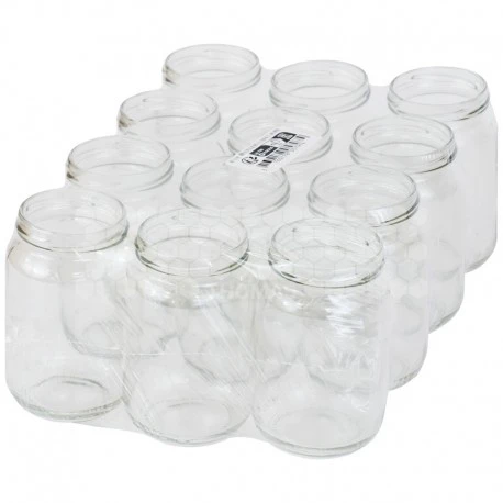 Pots Verre 500 G TO 63 (pack De 12 Pièces, Sans Capsules) 1 Pots Verre 500 G TO 63 (pack De 12 Pièces, Sans Capsules)