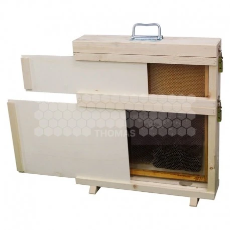 Ruchette D'observation Vitrée Corps Et Hausse 1 Cadre Dadant Pribois® 1 Ruchette D'observation Vitrée Corps Et Hausse 1 Cadre Dadant Pribois®