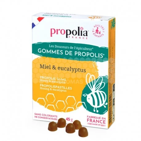 Gommes Propolis Miel Eucalyptus 1 Gommes Propolis Miel Eucalyptus