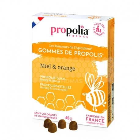 Gommes Propolis Miel Orange 45 G 1 Gommes Propolis Miel Orange 45 G