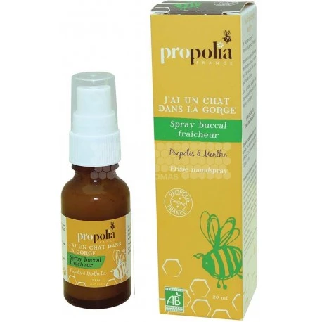 PROPOLIA - SPRAY BUCCAL BIO PROPOLIS MENTHE (FLACON DE 20 ML) 1 PROPOLIA - SPRAY BUCCAL BIO PROPOLIS MENTHE (FLACON DE 20 ML)