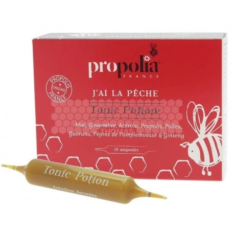 PROPOLIA - TONIC POTION PROP-MIEL-GING-POLLEN (10 Ampoules De 10 Ml) 1 PROPOLIA - TONIC POTION PROP-MIEL-GING-POLLEN (10 Ampoules De 10 Ml)