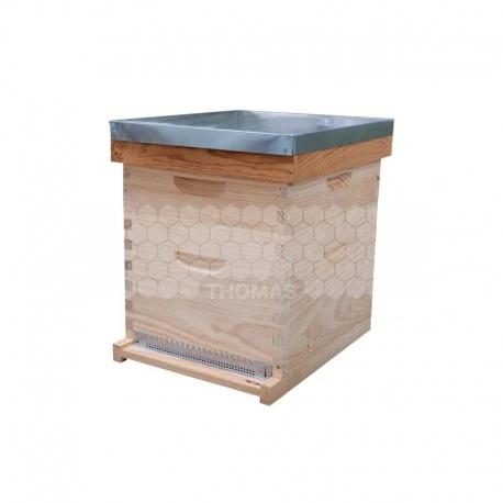 Ruche à Tenons Dadant 10 Cadres Tradition Avec Toit Plat Et Cadres 1 Ruche à Tenons Dadant 10 Cadres Tradition Avec Toit Plat Et Cadres