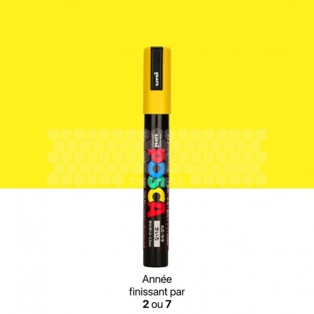 Stylo Marqueur Posca De Couleur Jaune Pour Marquage De Reine 1 Stylo Marqueur Posca De Couleur Jaune Pour Marquage De Reine