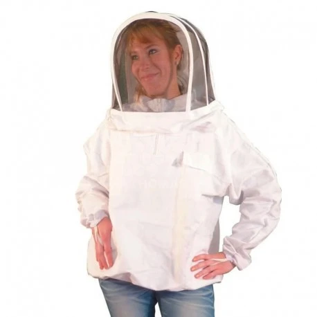 Vareuse L'Apiculteur Blanche Avec Cagoule (sans Gants) 1 Vareuse L'Apiculteur Blanche Avec Cagoule (sans Gants)